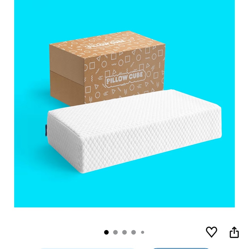 Pillow Cube White Pillow